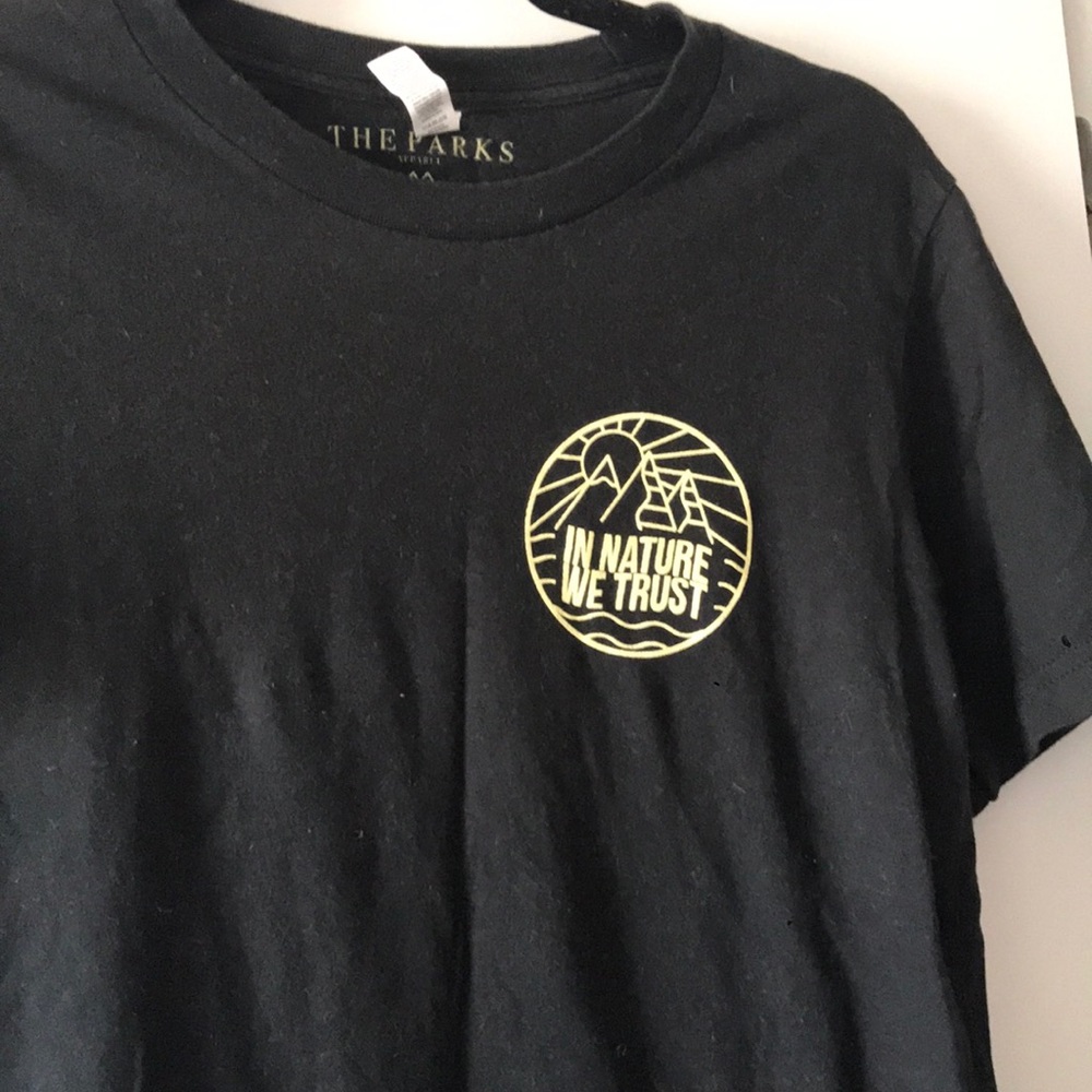 The parks ‘in nature we trust’ t shirt